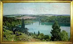 The Green Lake by Czeslaw Znamierowski, 145 x 250&nbsp;cm, 1955