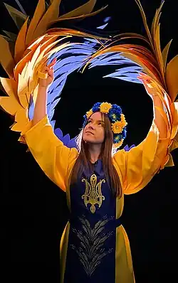 The Angel of Ukraine. Photo from the "Virtual Vertep Vision" collection. 2025