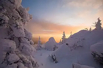 Sunrise on Taganay