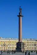 The Alexander Column at the Palace Square, by Auguste de Montferrand
