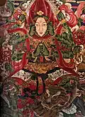 Mural depicting Acala, a Wisdom King at Yong'an Chan Temple, Hunyuan, 14th–15th centuries CE.