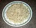 Prepared dried tofu threads (乾絲, gānsī)