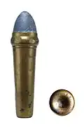 Reverse chambered .54 Burnside cartridge