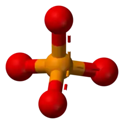 PO43− Phosphate or orthophosphate
