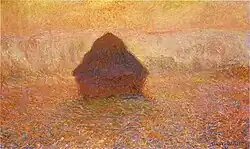 Wheatstack (Sun in the Mist), 1891. Oil on canvas. Minneapolis Institute of Arts. W1286