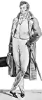 Men's redingote (1813)