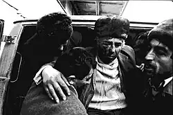 A survivor of the Khojaly massacre