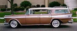 1958 AMC Ambassador four-door pillarless hardtop station wagon