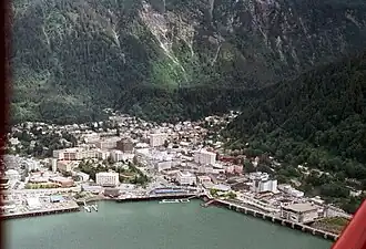 View of Juneau from the Goldbelt Tram