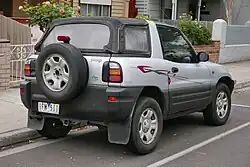 Facelift RAV4 3-door softtop
