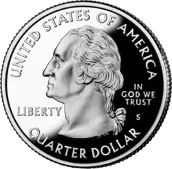United States of America Quarter-Dollar with Washington in profile