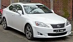 First facelift Lexus IS 250 Prestige (GSE20R, Australia)
