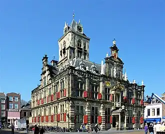 Mannerism – City Hall, Delft, The Netherlands, by Hendrick de Keyser, 1618–1620