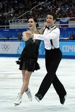 Tessa Virtue and Scott Moir at the 2014 Winter Olympics