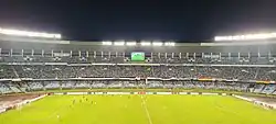 The stadium during the 2021 Durand Cup Final between FC Goa and Mohammedan SC