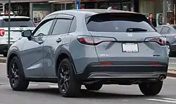 Rear view (US)