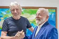 Waters and Lula da Silva in 2023