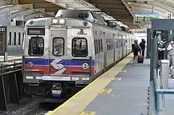 Train in station