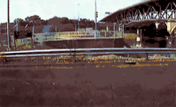 animated GIF of the bridge collapse