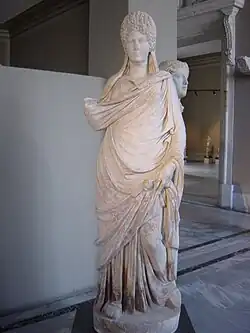 Unknown Roman matrona, 2nd century AD. from Aphrodisias, now presented in Istanbul Archaeological Museum