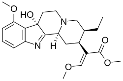 Chemical structure of 7-Hydroxymitragynine.