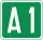 Bosnia and Herzegovina A1 motorway shield