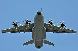 Airbus A400M Atlas tactical military transport aircraft