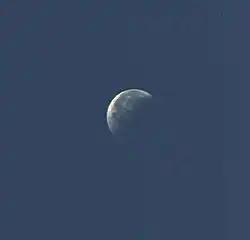 The Moon in partial phase