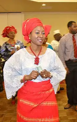 Ìró and Bùbá with gele[183]