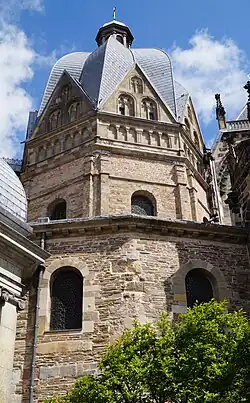 Charlemagne's palace chapel, Aachen, Germany, Odo of Metz, 768–814[152]