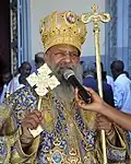 Abuna Mathias, current Patriarch and Catholicos of the Ethiopian Orthodox Tewahedo Church.