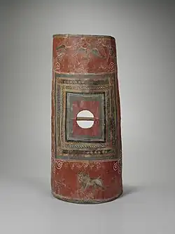 Roman scutum shield, mid-3rd century, painted wood and hide, Yale University Art Gallery, New Haven, USA[16]