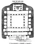 Cave 16: a monastery featuring two side aisles[73]