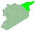 Hasakah Governorate within Syria