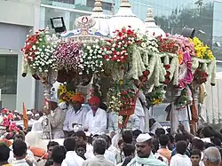 Varkari saint Dnyaneshwar's palkhi (palanquin)