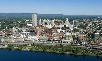 Downtown Albany skyline