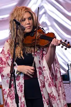 Krauss at the 2022 Glastonbury Festival