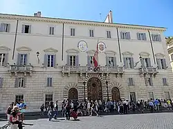 Spanish embassy to the Holy See and the Sovereign Military Order of Malta in Rome, Italy.