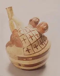Ceramic depicting anal sex