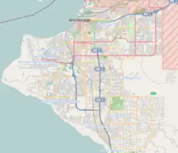 Anchorage is located in Anchorage