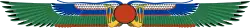 Heru-Behdeti, a form of Horus represented as a winged sun