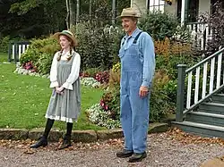 An actress as Anne of Green Gables at the Green Gables Museum