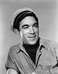 Anthony Quinn in 1988 (photo by Alan Light)