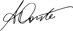 Antonio Conte signature