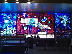 Windows by Mordecai Ardon at the former National Library of Israel building, Givat Ram campus, Jerusalem