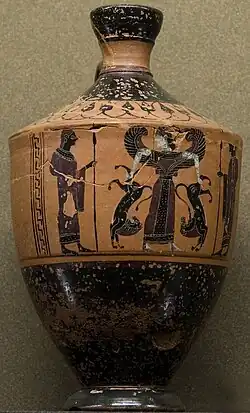 Artémis Potnia Theron, 560–550 BCE