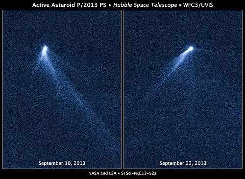 "Active asteroid" 311P/PANSTARRS with several tails[211]