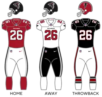 Atlanta Falcons uniforms