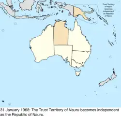Map of Australia; for details, refer to adjacent text