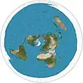 Polar azimuthal equidistant projection